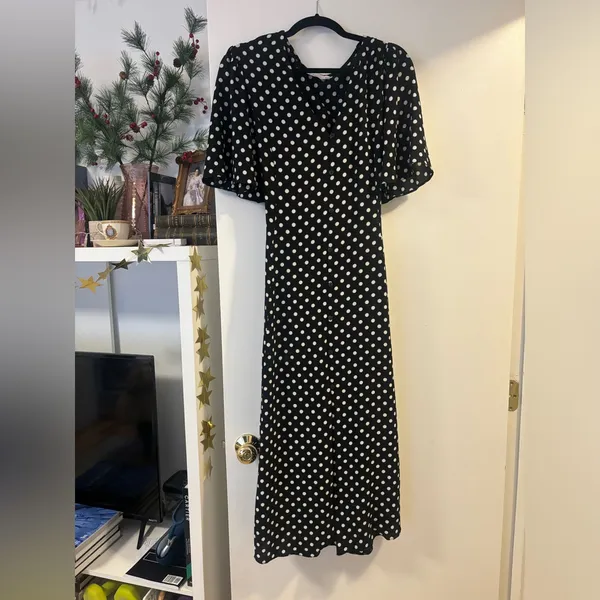ASOS Design Polka Dot Maxi Dress - Image 5