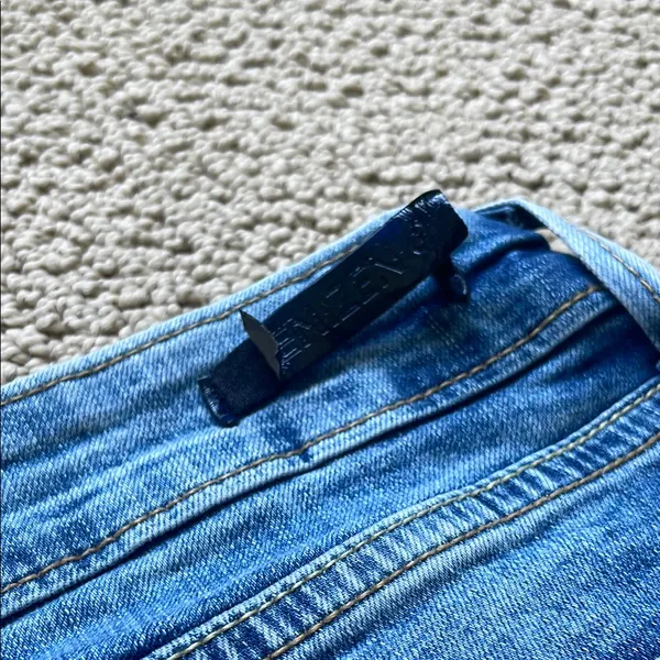 Denizen from Levi's Distressed Blue Low Rise Jeans - Image 9