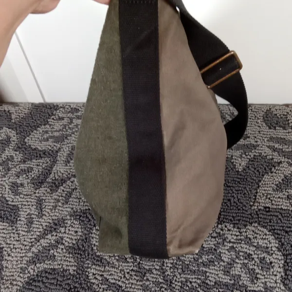 Sorel Crossbody Shoulder Bag Sporty School Canvas Wool Womens - Image 4