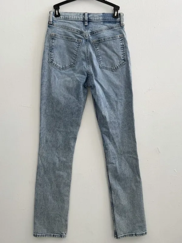NEW Abercrombie & Fitch The 90s Slim Straight Ultra High Rise Jeans Size 25 \ 0 - Image 4