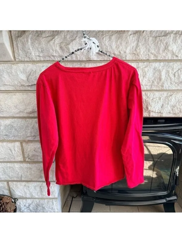 Ohio State Women's Red Long Sleeve Shirt - Image 4