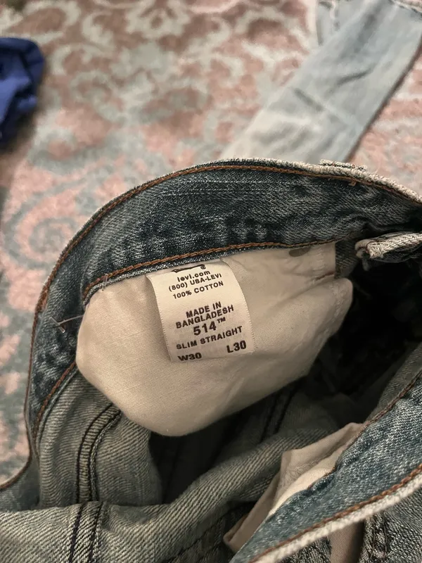 Vintage Levi’s 514 slim straight classic blue women’s jeans 30/30 - Image 5