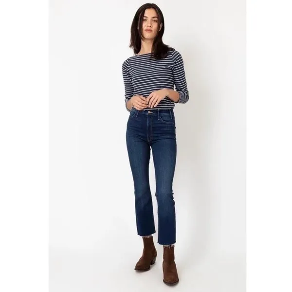 Mother The Hustler Ankle Fray Jeans - Image 2