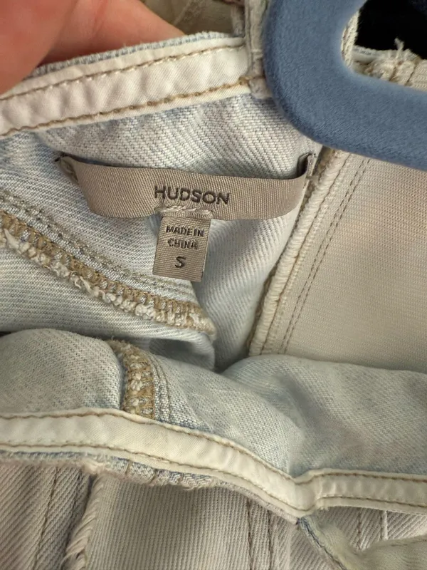 Hudson Light Denim Cropped Tank - Image 4