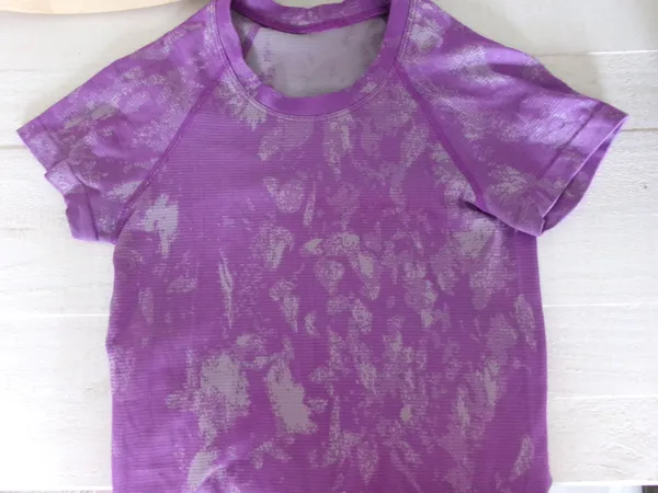 Lululemon Swiftly Tech Short Sleeve - Purple Space Dye - Image 2