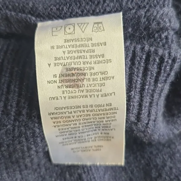Mountain and Isles Pico Fair Isle‎ Sweater Pink Blue Crew-neck Women's Large - Image 5