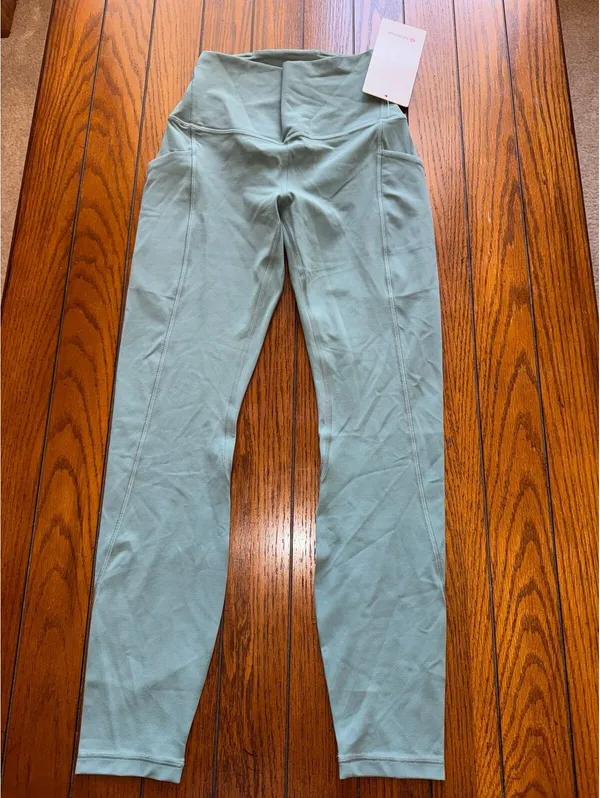 Lululemon Align With Pockets High-Rise 25” Tidal Teal Size 4 NWT - Image 3
