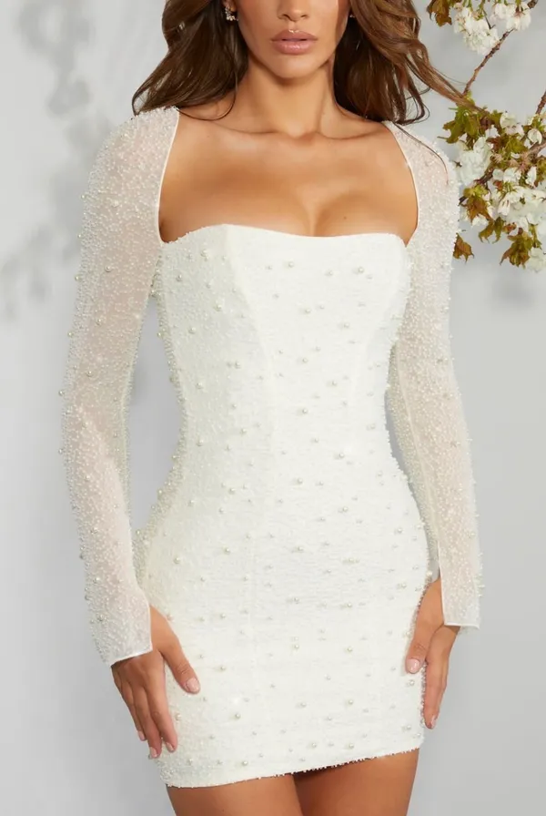 Hello Molly Mini Dress Embellished - Image 3