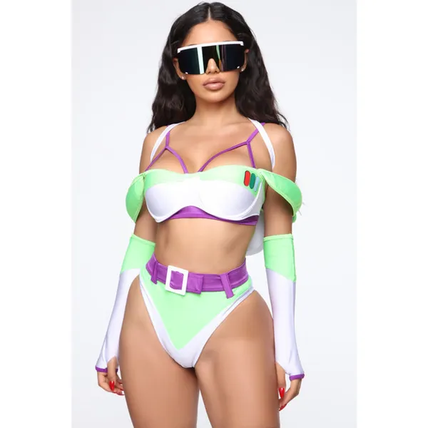 NEW Forplay To Infinity Buzz Lightyear Toy Story Costume Size Small Medium - Image 11