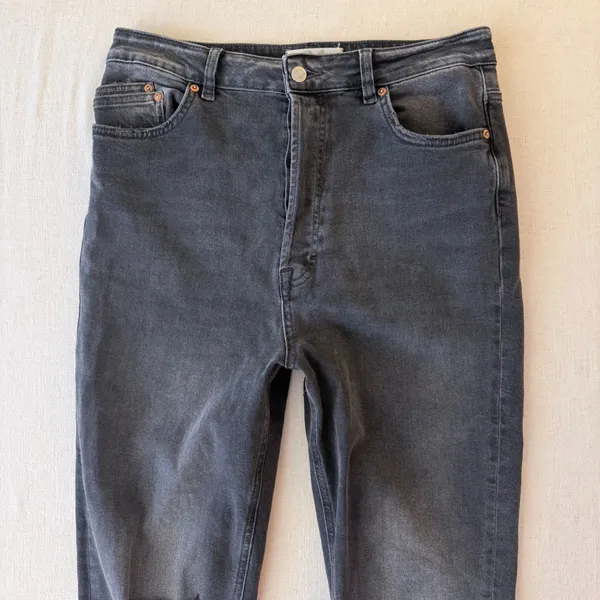 We The Free Distressed High Rise Skinny Jeans Womens 31 Black - Image 7