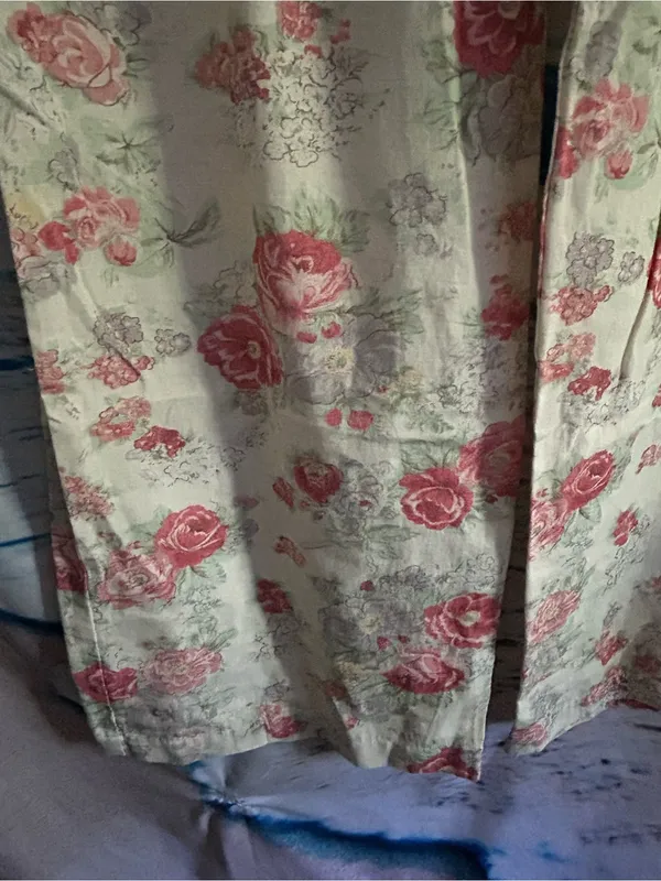 Madison Hotel Women’s Floral Wide Leg Pink Rose Print Pants MD NWT - Image 6