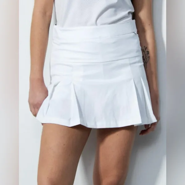 Daily Sports Pescara Side Zip Golf Skort Women’s Size 12 White - Image 6