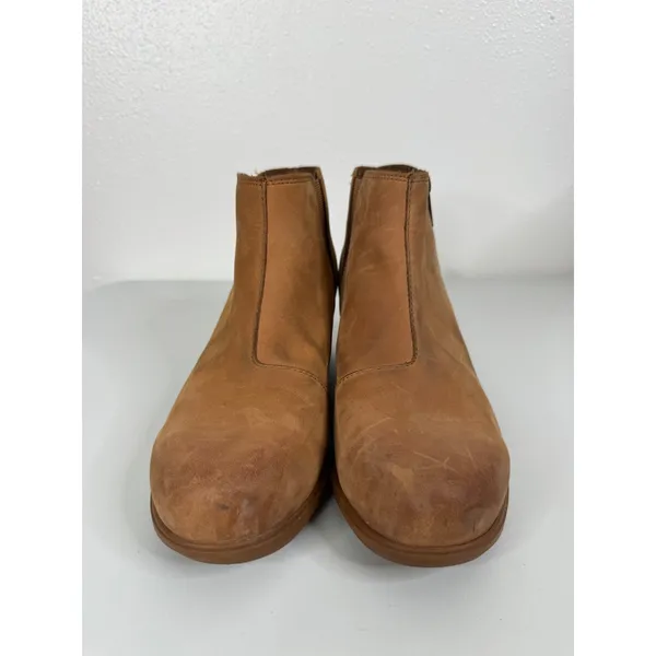 Sorel Brown Leather Wedge Ankle Boots Size‎ 10 - Image 2