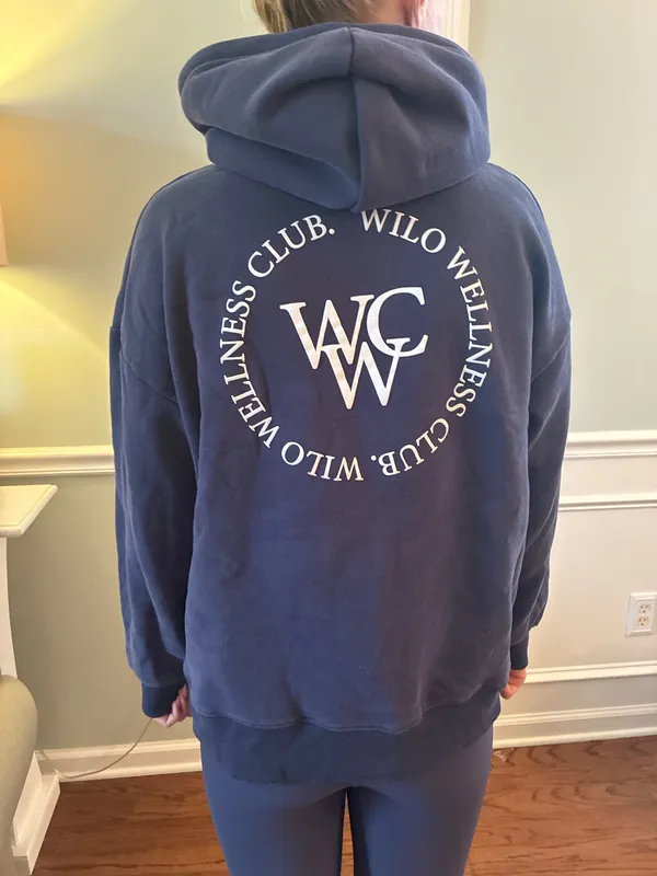 Wilo set - leggings and hoodie in navy - Image 2
