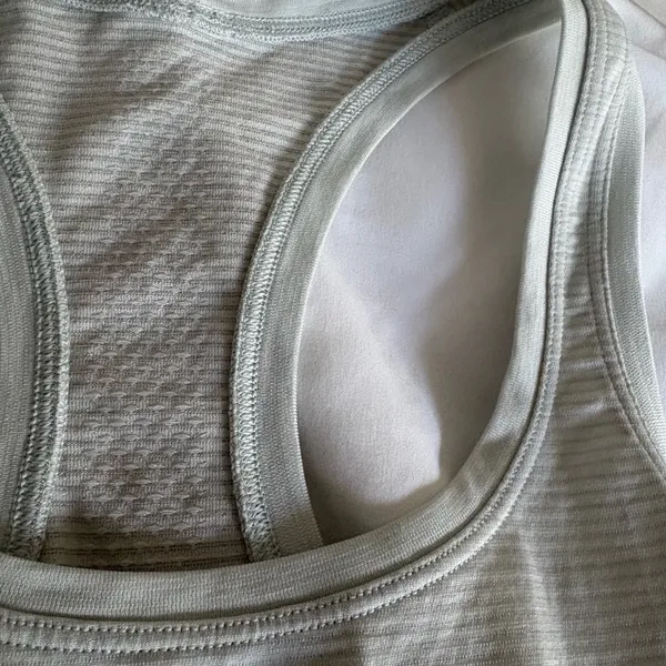 lululemon athletica Women's light mint blue Tank Top - Image 4