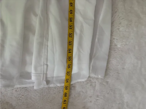 Lulus Simply Delightful White Tie-Back Flutter Sleeve Maxi Dress Size Small NWT - Image 7