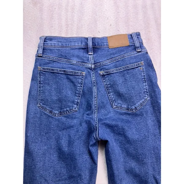 Madewell The Perfect Vintage Straight Jean Women‎ 25 Blue Denim High Rise Denim - Image 10