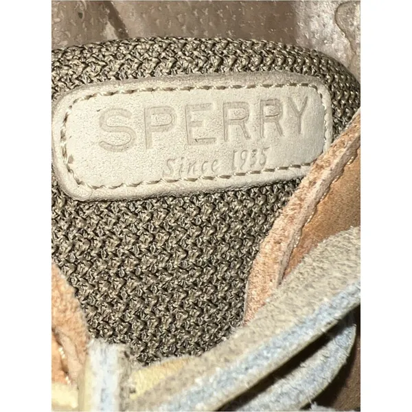 Sperry Women Tan/Beige Boat/Deck/Top Siders Shoes Loafers w/Leather Laces-Size 9 - Image 9