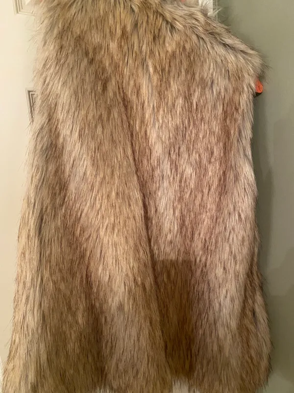 Zara Faux Fur Vest - Image 2