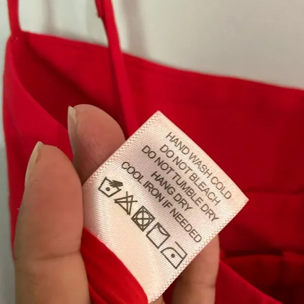 NBD X NAVEN Mini Rose Dress in True Red XS Club Going Out Date night Party #800 - Image 12