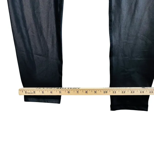 Ingrid Isabel Maternity Faux Leather Leggings Over Belly Panel Black‎ L Chic - Image 6