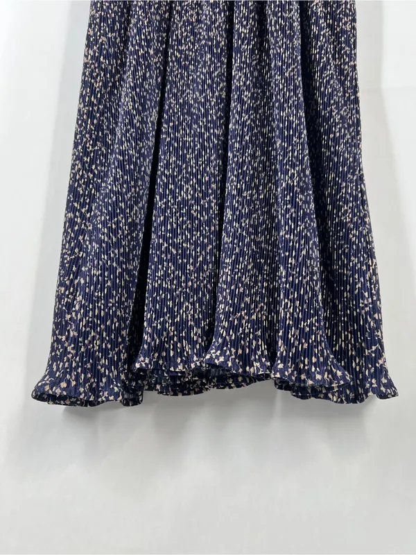 HD in Paris Anthropologie Pleated Halter Dress M‎ Petite - Image 12
