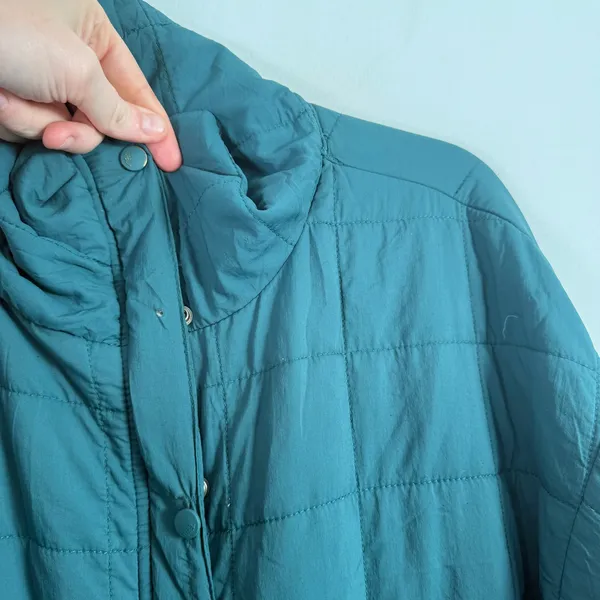 Free People Movement Perri Packable Jacket Teal Green Outdoor READ Womens XS - Image 3