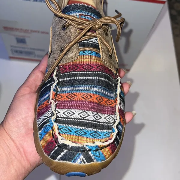 Twisted X Multicolor Patterned Boat Shoes 8.5
Sarape - Image 10