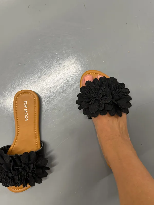 Top moda floral slides  - Image 3