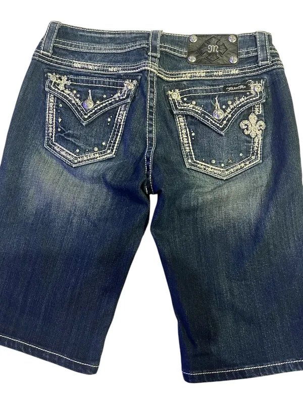 Miss Me easy Bermuda Denim Shorts size 27 - Image 2