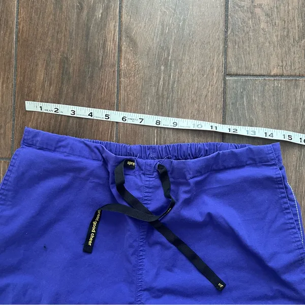 Spread Good Cheer Purple Drawstring Scrub Pants size Medium - Image 5