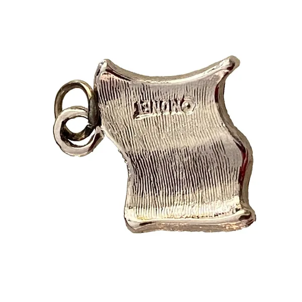 UNITED STATES FLAG Charm Pendant Monet US flag Silver Plated - Image 2