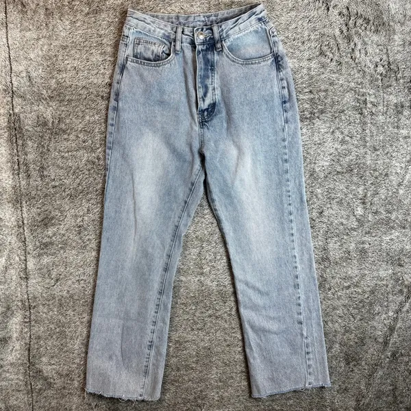 Princess Polly Denim Straight Relaxed Jeans Sz 2 - Image 3
