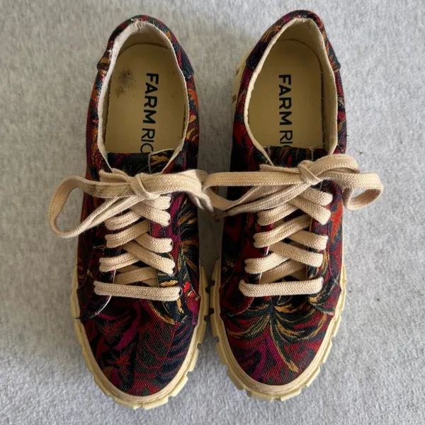 Farm Rio Sunset Forrest Platform Sneaker Size 7 - Image 2