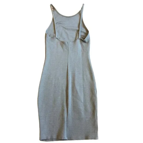 Lulus Blue Spaghetti Strap Bodycon Dress Stretch Low Back Size Medium Women's - Image 6