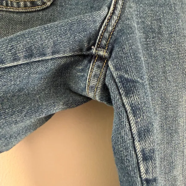 AMO Abigail Jeans in Peaceful Medium Wash Blue Patch Pocket Denim Size 26 - Image 6