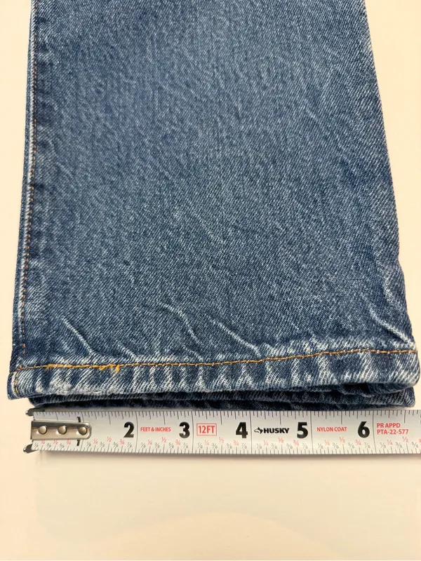 Levi's Women’s 501 Straight Leg Denim Jeans in Medium Blue Wash 26x32 NWT - Image 12