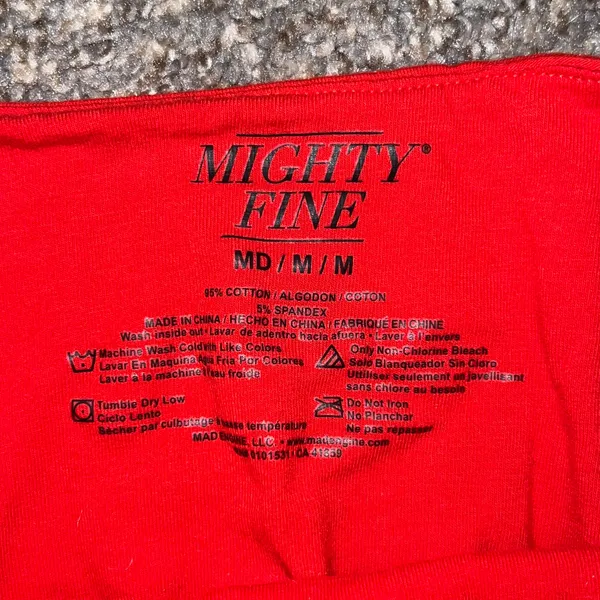 USA Tube Top Red Size M - Image 2