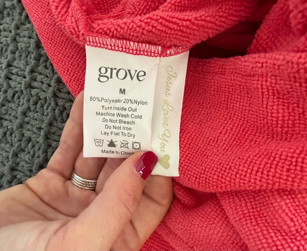 Grove The Brand Towel Terry Set Red Size M - Image 7