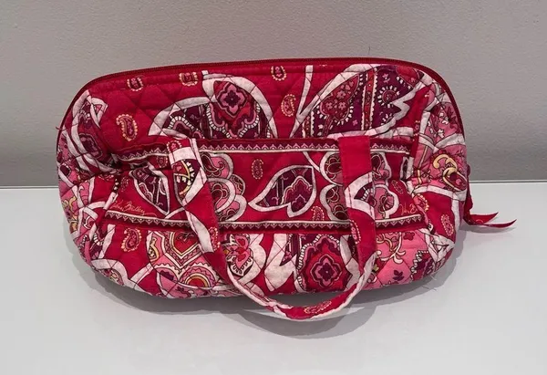 Vera Bradley Rosie Posie Retired Pattern Make Up Bag - Image 2