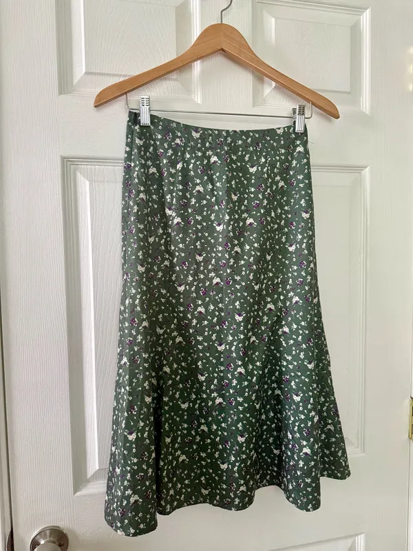 Allegra K Floral Midi Skirt - Image 7