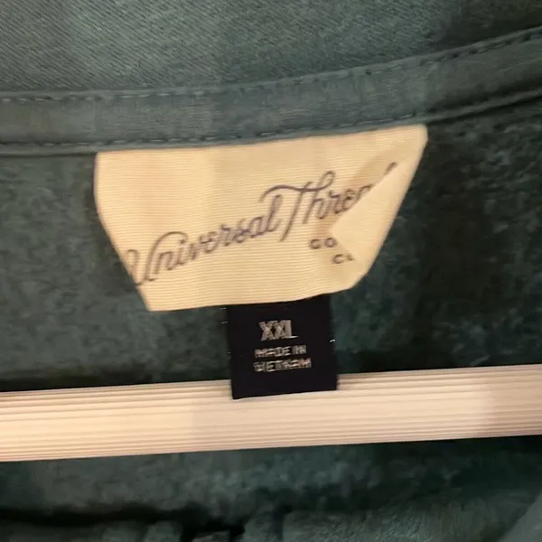 Universal thread green quarter zip pullover sweater crop XXL - Image 4