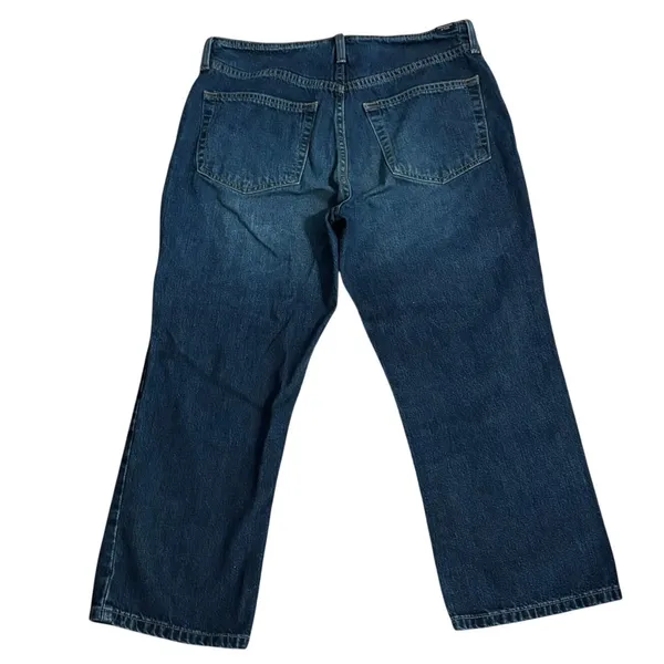 Vintage Abercrombie & Fitch A&F Size 8 Low Rise Cropped Jeans Y2K 90s - Image 2