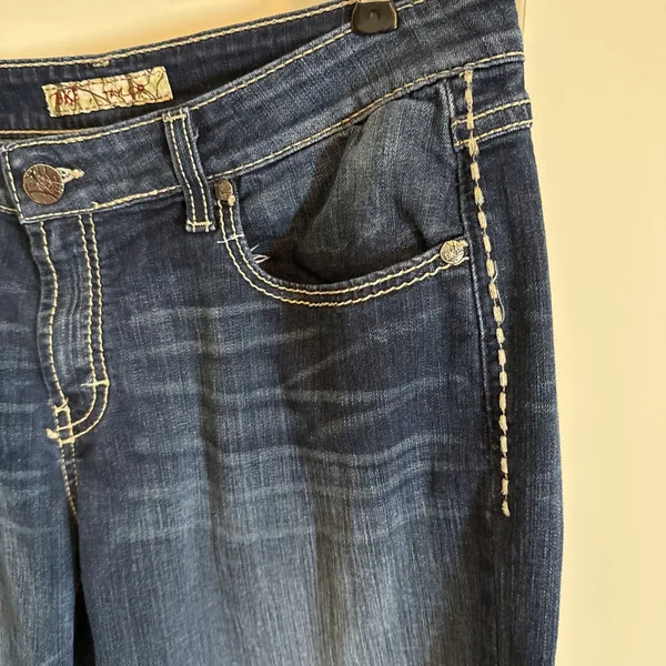 Women's BKE Taylor Jeans Low Slung Baggy Relaxed‎ Fit Sz 33 - Image 4