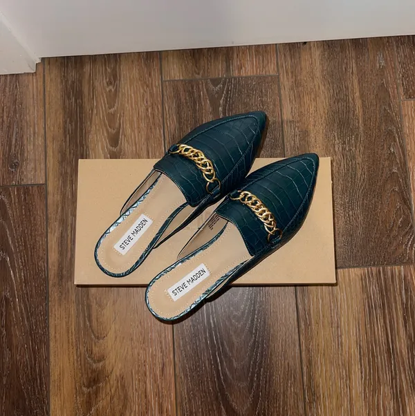 Steve Madden Forever Chain Pointed Toe Mules - Image 2