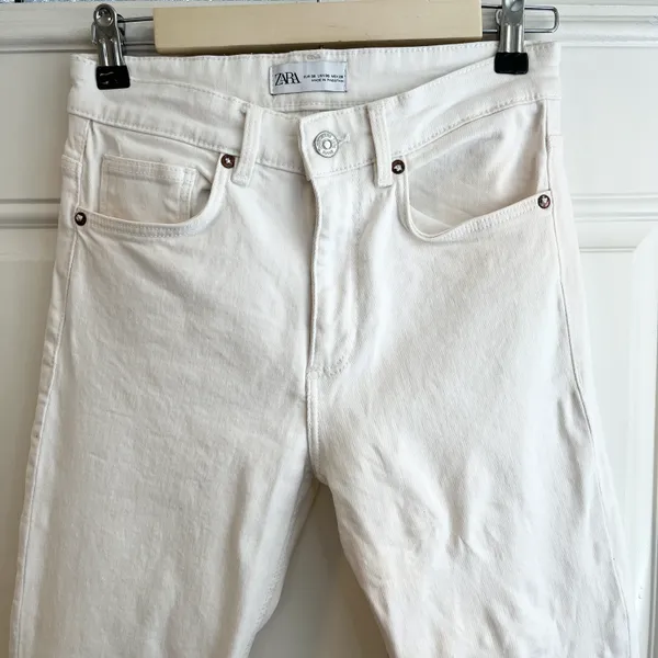 high waisted mini flare jeans - Image 4