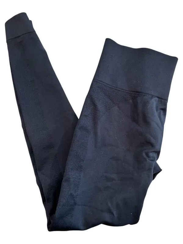 SET ACTIVE Black Seamless Leggings – Size M – NWOT - Image 3