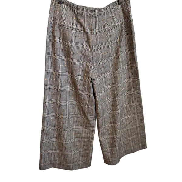 Anthropologie Roma Plaid Chenille Trousers 4 - Image 4