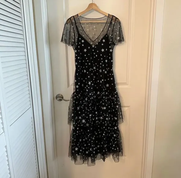 Modcloth Tulle There Was You Midi Dress - Image 4