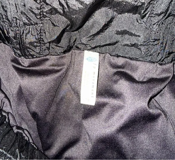 Free People Movement The Way Home Shorts Women's Black Athletic Shorts FP Size L - Image 5